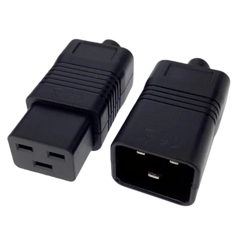 IEC320 C19 C20 16A 250V PDU UPS Power Connector Plug Adapter Power Plug Connector Richie's