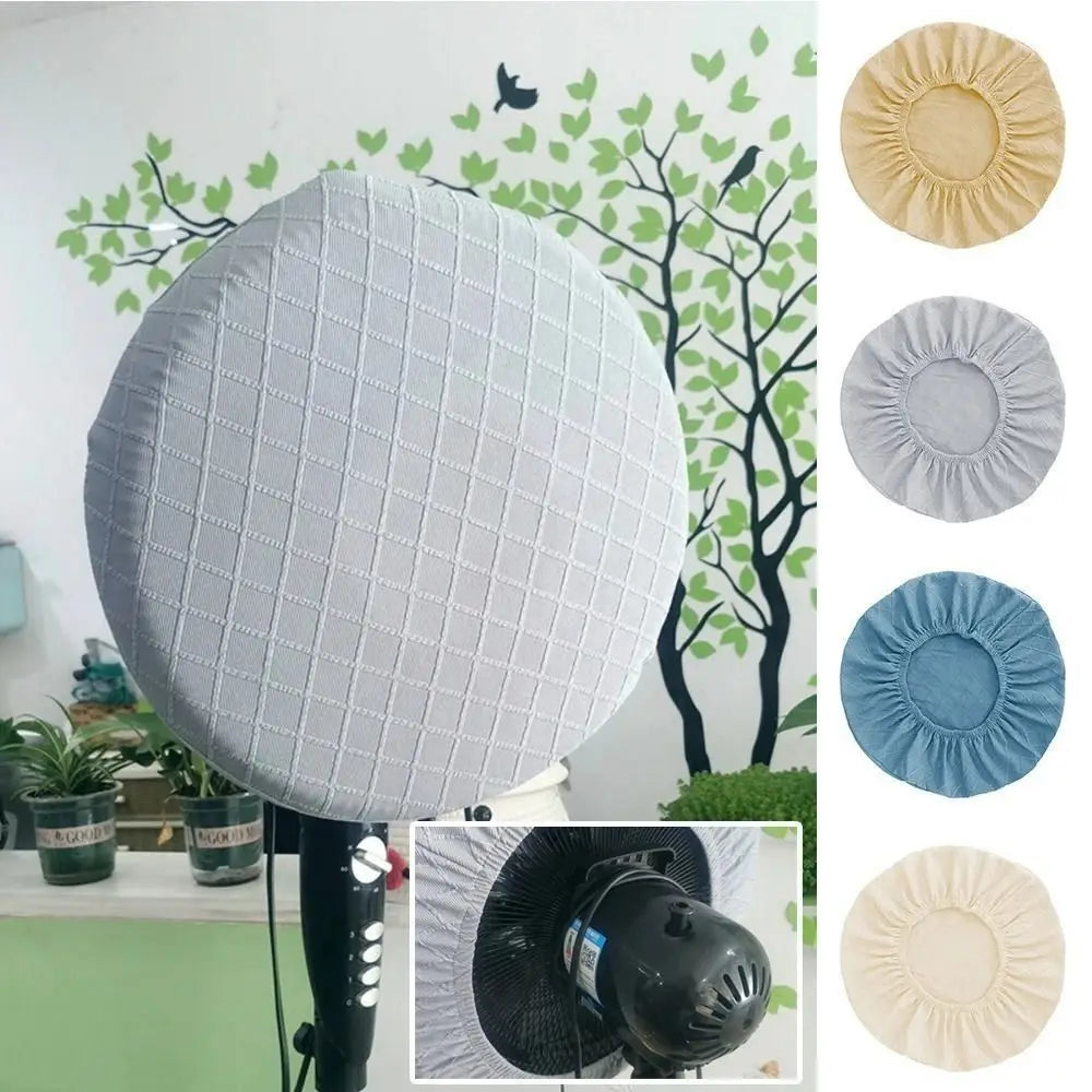 Elastic Fan Dust Cover – Universal Round Half-Wrap 40–46cm Fan Dust Cover Richie's