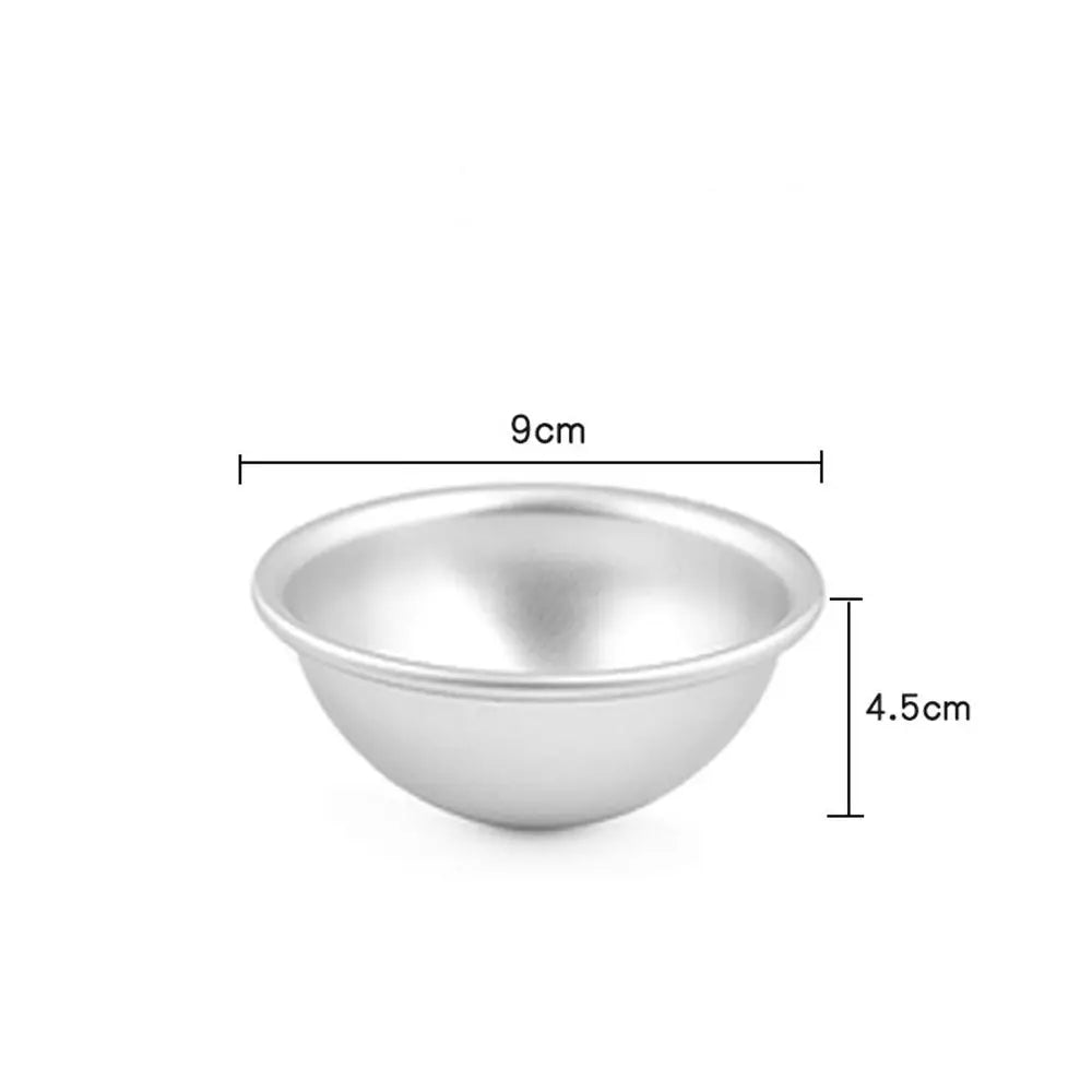 3D Aluminum Ball Mochi Mold – Snowball Cake Pastry Mould Cake & Pastry Mould Richie's 9cm