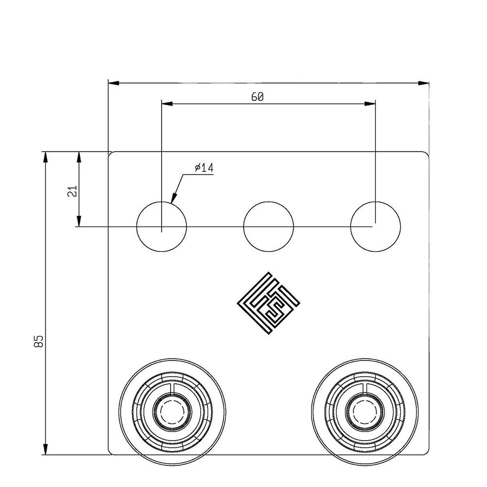 4-Wheel Strut Channel Trolley Assembly 1-5/8" | 1800 lb Rated Strut Channel Trolley Richie's