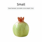 Handmade Ceramic Pomegranate Vase – Tabletop Flower Vase Ceramic Tabletop Vase Richie's