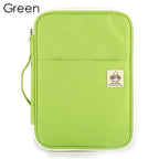 A4 Zipped Portfolio Conference Folder & Document Organizer Portfolio Conference Folder Richie's Green