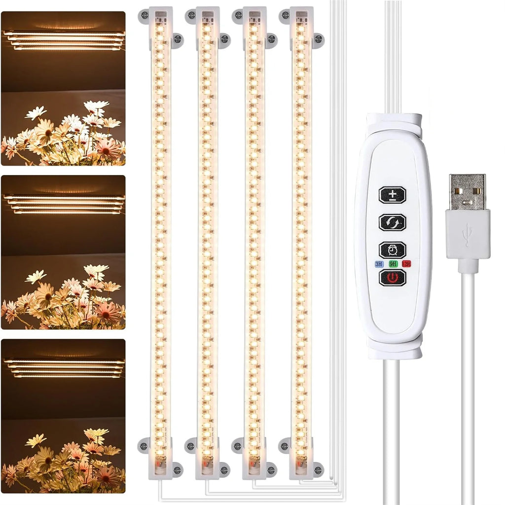 Full Spectrum LED Grow Light Strip USB 5V Dimmable Plant Lamp LED Grow Light Strip Richie's