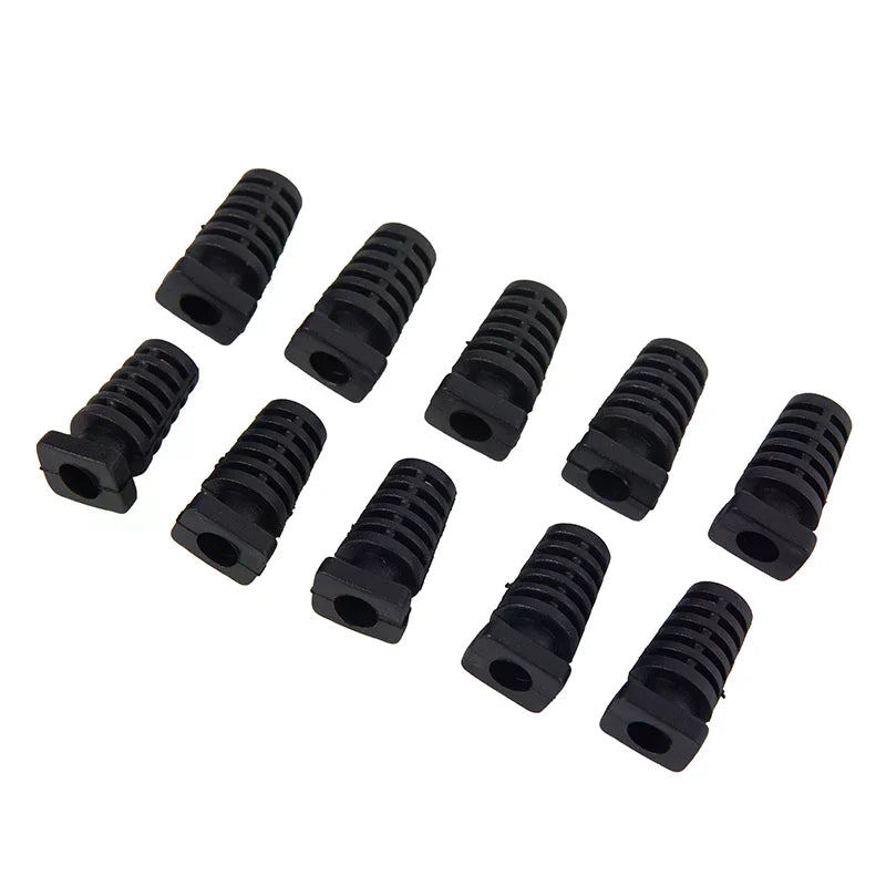 10Pcs 4.1mm PVC Cable Strain Relief Cord Boot Wire Protector Cable Strain Relief Richie's