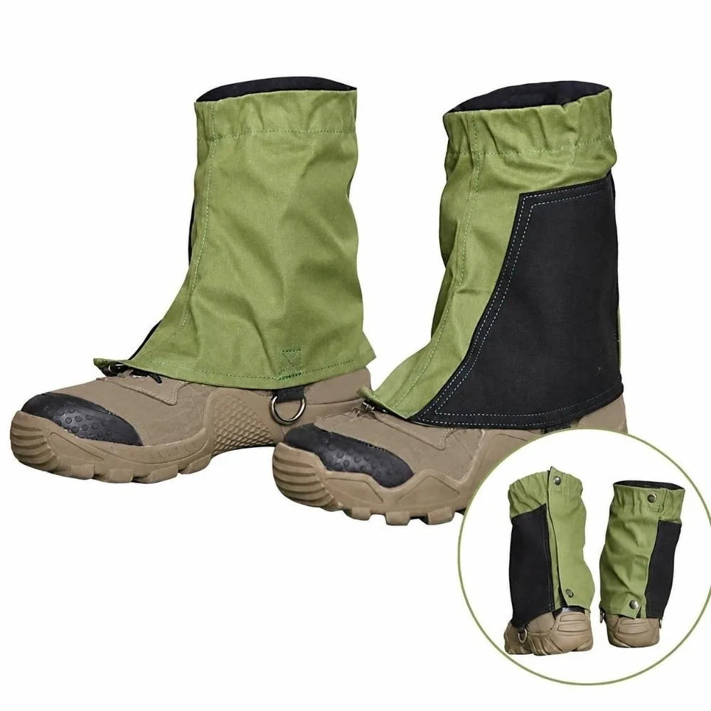Canvas Hiking Gaiters – Water Resistant Adjustable Ankle Covers Hiking Gaiters Richie's