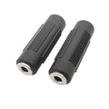 3.5mm Female to Female Stereo Audio Coupler Adapter – Black Audio Cable Adapter Richie's 2Pcs