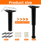 Adjustable Bed Center Support Legs 19–32cm | 6/4pcs Set Bed Support Legs Richie's