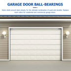 Nylon Ball-Bearing Garage Door Rollers with Stem | Heavy Duty Garage Door Rollers Richie's