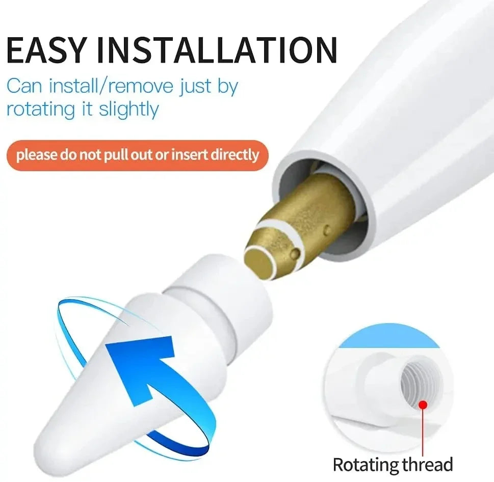 Apple Pencil Replacement Tips – Smooth Nibs for 1st & 2nd Gen Stylus Replacement Tips Richie's