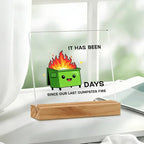 Funny Acrylic Office Desk Decor – Coworker & Boss Gift Novelty Desk Decor Richie's