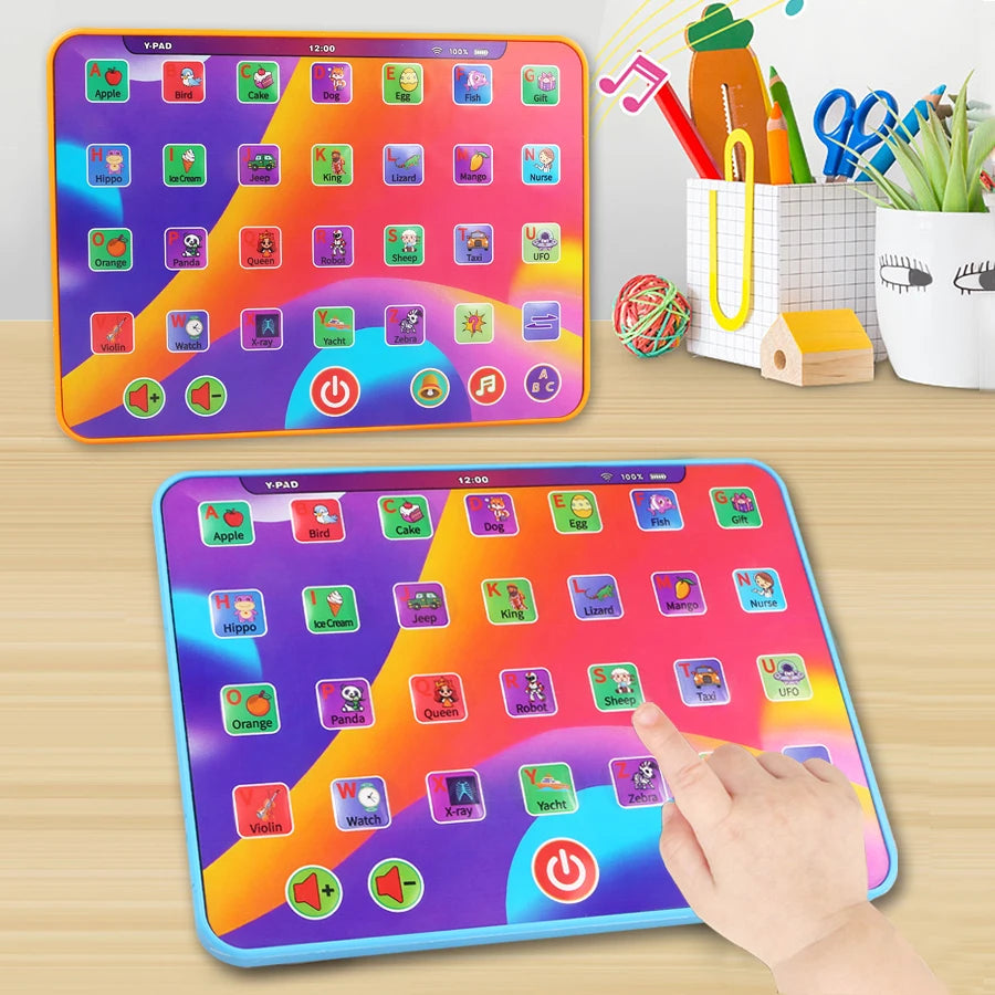 Kids Alphabet Learning Tablet – ABC, Numbers, Colors & Music Educational Learning Toy Richie's