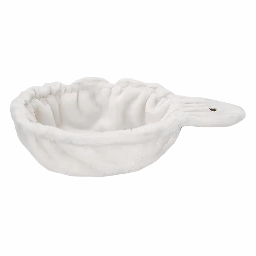 Soft Plush Cat Hammock Spoon Bed for Cat Trees & Climbing Frames Cat Hammock Bed Richie's White