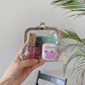 Transparent Coin Purse – Card Holder & Lipstick Mini Wallet Coin Purse Wallet Richie's Silver