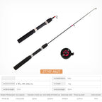 APWIKOGER Telescopic Ice Fishing Rod – Ultra-Light Portable Pole Telescopic Fishing Rod Richie's