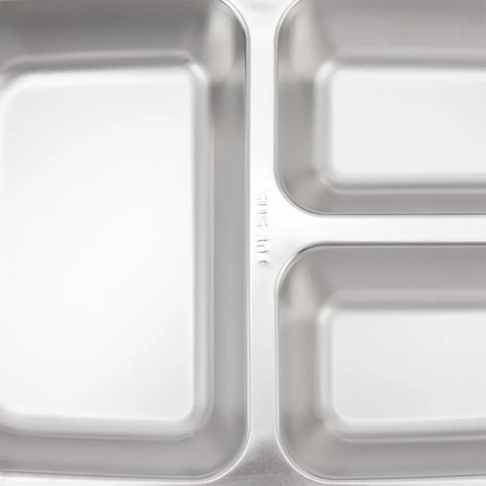 304 Stainless Steel 3-Compartment Lunch Box 1.8L Leakproof Stainless Steel Lunch Box Richie's