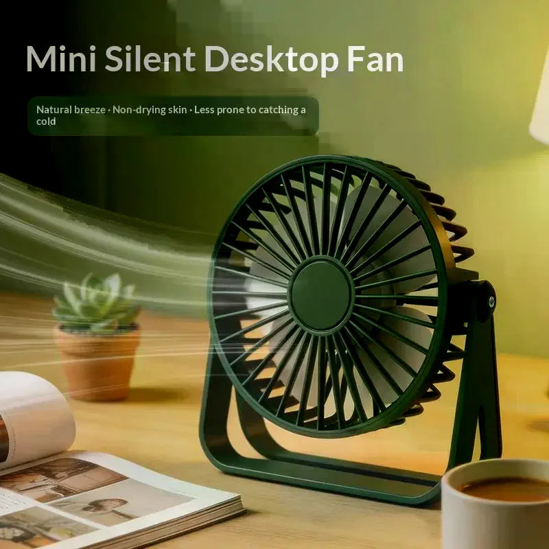 Mini USB Desktop Fan – Quiet Portable Cooling for Office & Dorm USB Desktop Fan Richie's
