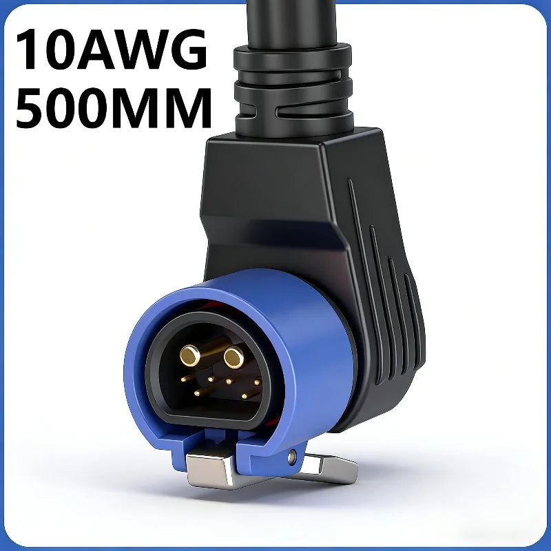Iron Tower M28 Male Elbow EV Charging Waterproof Connector EV Charging Connector Richie's Front 10AWG 1PCS