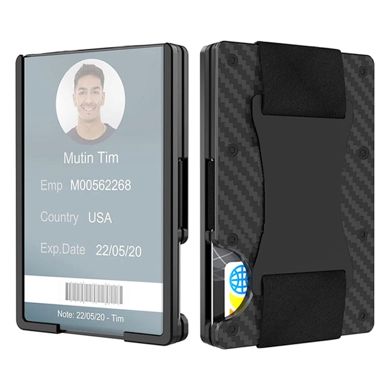 Zeeker Men's Metal Wallet | AirTag Bracket & RFID Blocking