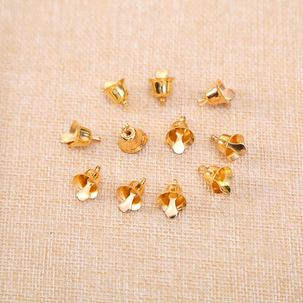20Pcs Gold Copper Mini Jingle Bells – Christmas & DIY Ornaments Christmas Bell Ornaments Richie's