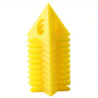10 Pcs Pyramid Painting Stands – Mini Cone Canvas Risers Painting Stands Richie's 10PCS yellow
