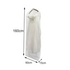 Clear Wedding Dress Garment Bag – Reusable Dust-Proof Cover Garment Storage Bag Richie's 160cm