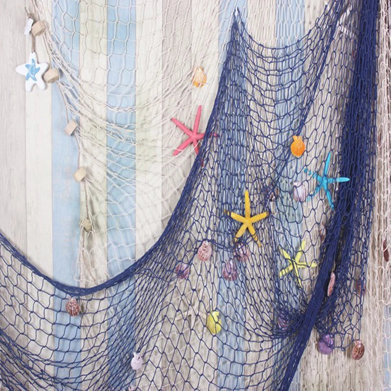 Nautical Fishing Net Wall Hanging – Coastal Home Décor Wall Hanging Decor Richie's