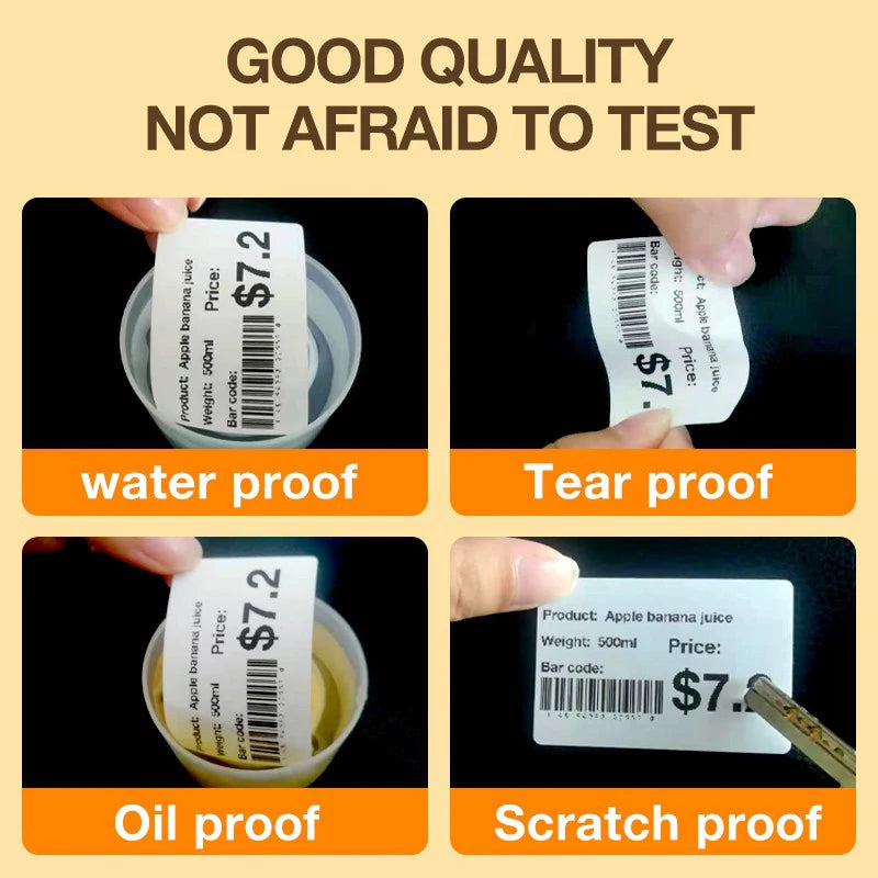 NiiMBOT B1 B21 Thermal Label Rolls – Waterproof Color Stickers Thermal Label Rolls Richie's