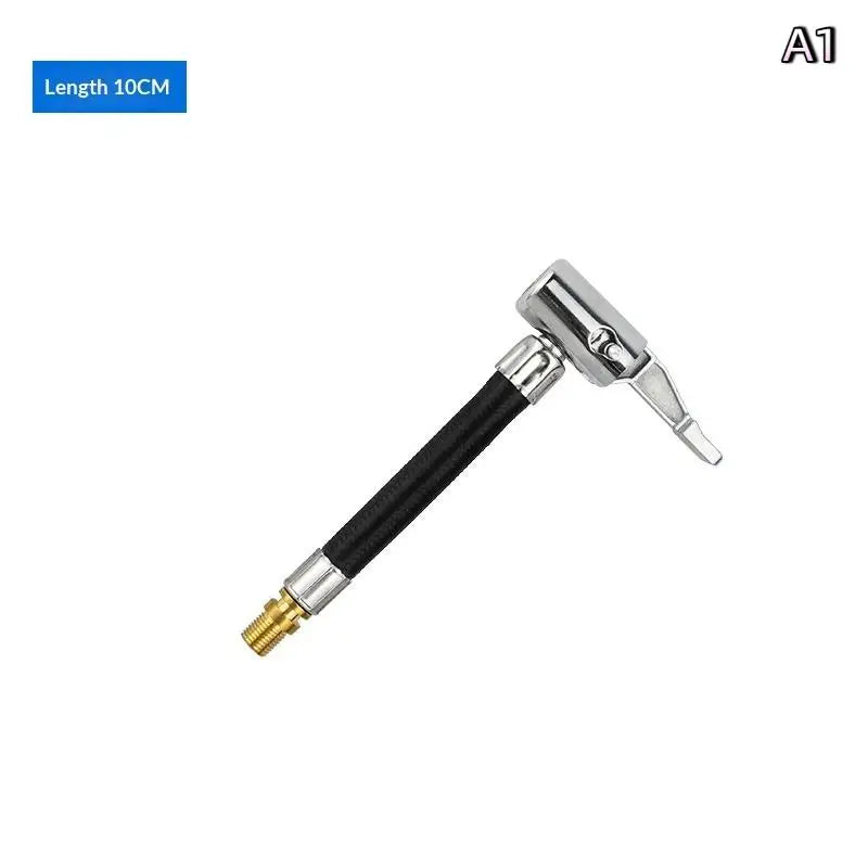 Tire Inflator Extension Tube Adapter 10/20/30cm Metal Hose Tire Inflator Accessory Richie's A1