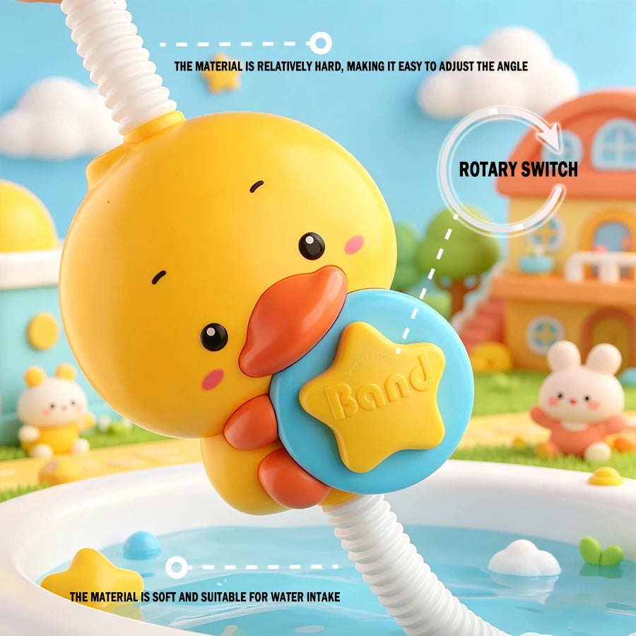 Electric Baby Bath Toy – Duckling Water Spray Shower Set Baby Bath Toy Richie's
