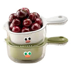 Double-Layer Drainage Basket Fruit & Vegetable Washing Bowl Drainage Washing Basket Richie's