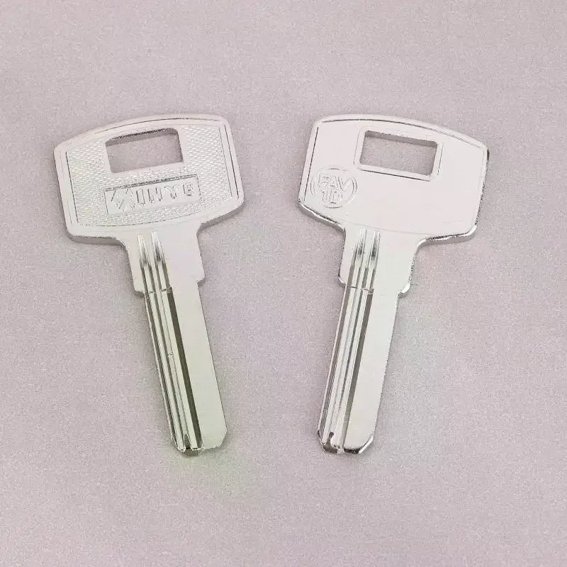 10Pcs FAV1D Baili Double Slot Key Blanks – Silver Metal Key Blanks Richie's