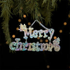 Transparent Acrylic Christmas Ornaments – Star Snowflake Pendant Christmas Ornament Richie's board