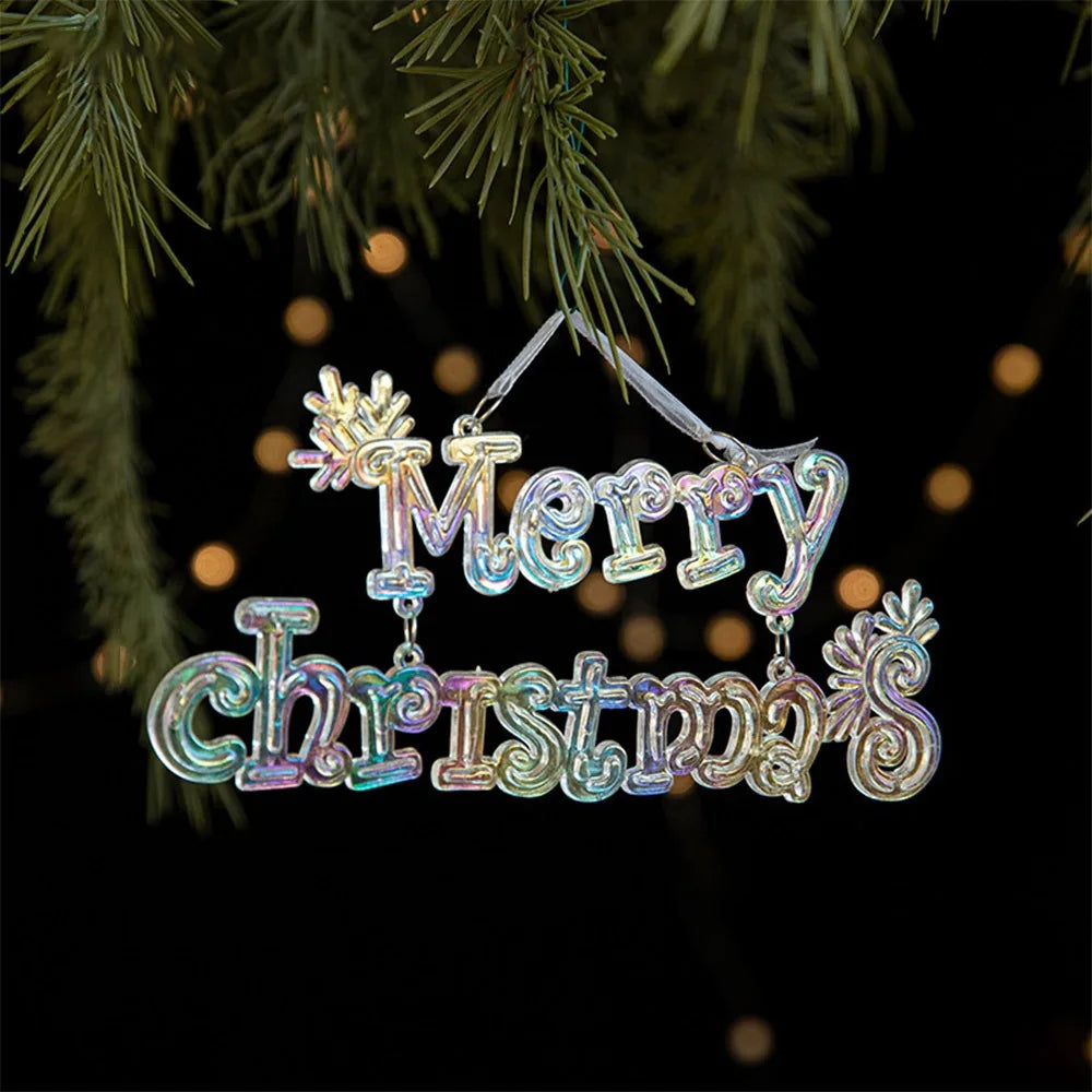 Transparent Acrylic Christmas Ornaments – Star Snowflake Pendant Christmas Ornament Richie's board