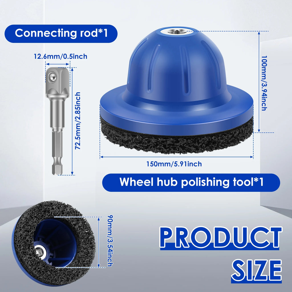 150mm Wheel Hub Grinder – Rim Cleaner & Rust Removal Tool Wheel Hub Grinder Richie's A Add post 150mm