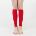 Calf Compression Stockings Graduated Pressure Unisex – 1 Pair Compression Stockings Richie's red One Size