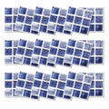 18pcs Peel & Stick PVC Mosaic Wall Tiles – 3.93in Adhesive Wall Tile Stickers Richie's Denim Texture Square