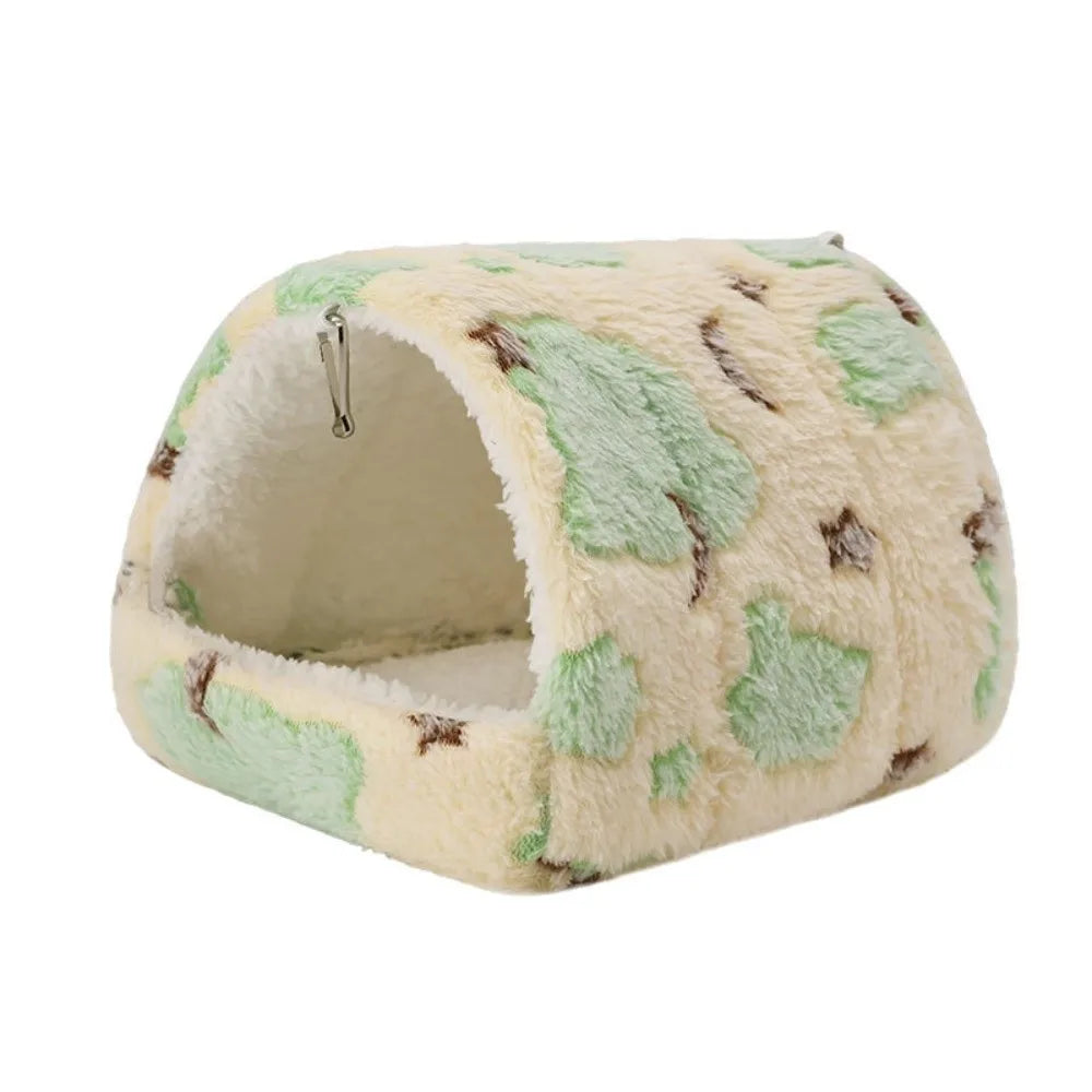 Hanging Plush Bird Nest Tent – Warm Parrot & Hamster Hut Bird Nest Hut Richie's C S