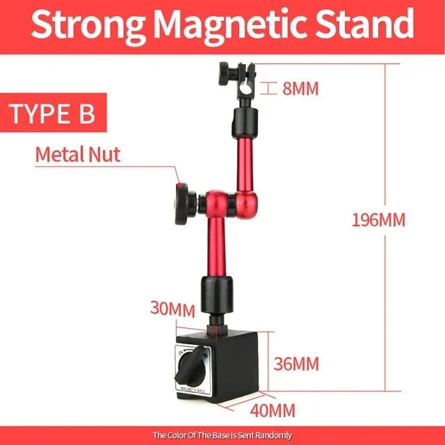 Magnetic Stand Base & Dial Indicator Gauge Measurement Tool Set Dial Indicator Set Richie's Only the base