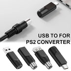 USB to PS/2 Adapter Converter for Keyboard & Mouse USB PS/2 Adapter Richie's