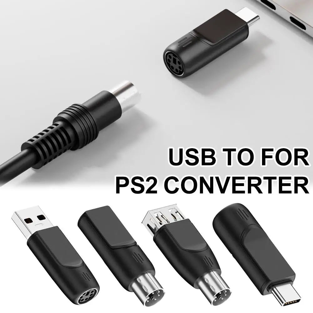 USB to PS/2 Adapter Converter for Keyboard & Mouse USB PS/2 Adapter Richie's