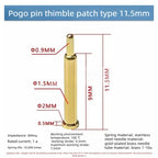 DIP SMD Double Spring PCB Pogo Pin Connectors 20/50/100 Pcs PCB Pogo Pin Connector Richie's