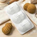 3-Cavity Peanut Walnut Silicone Cake Mold – Food Grade Bakeware Silicone Baking Mold Richie's