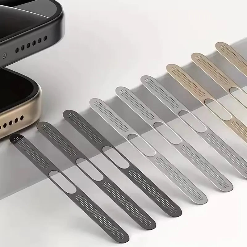 5-Pack Metal Anti-Dust Mesh Stickers for iPhone 17 Series Phone Dust Protector Richie's