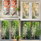 Multicolor Floral Window Static Cling Sticker – PVC Glass Decal Window Static Decal Richie's