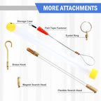 21-Pc Fiberglass Fish Tape Kit – 43cm Wire Cable Routing Rods Wire Fishing Tool Richie's