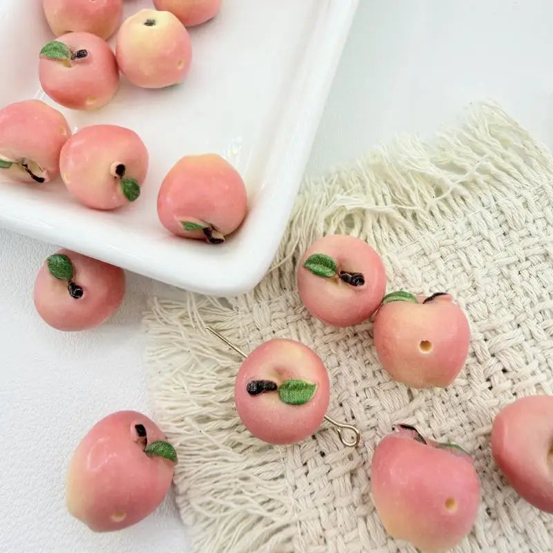 3D Resin Fruit Charms 5-Piece DIY Jewelry Making Set Jewelry Charms Richie's A10