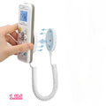 Retractable Remote Control Holder Anti-Lost Spring Cable Remote Control Holder Richie's 1pcs 1.2m white No plug