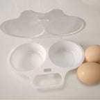 Microwave Egg Steamer – Food-Grade Plastic Egg Cooker Mold Microwave Egg Steamer Richie's
