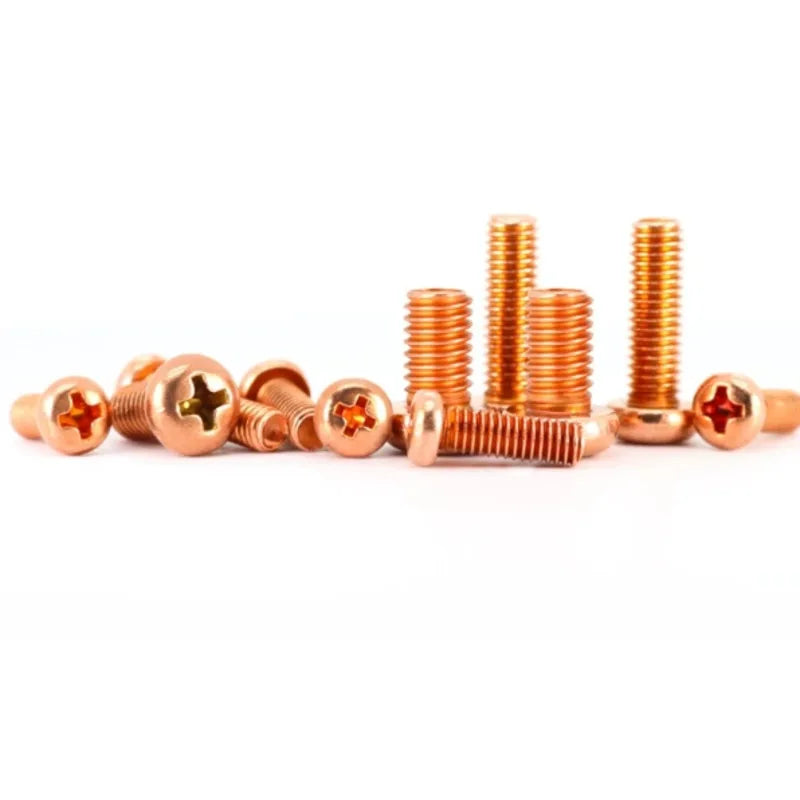 Red Copper Phillips Machine Screws M2–M10 DIN818 | 1–30pcs Copper Machine Screws Richie's