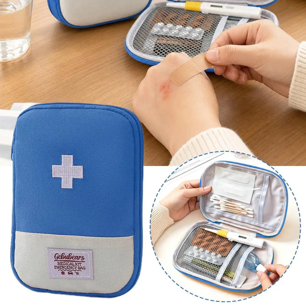 Portable Travel Medicine Bag Mini First Aid Kit Pill Organizer First Aid Kit Bag Richie's